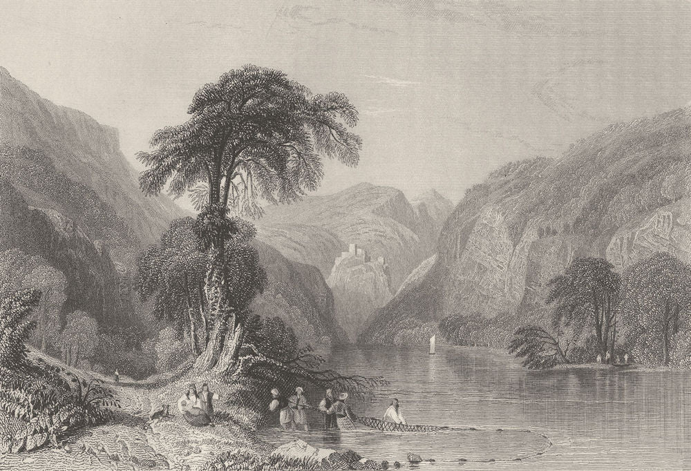 GREECE. The vale of Tempe ; Finden 1833 old antique vintage print picture